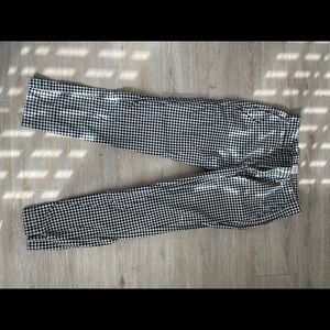 GAP black and white checkered dress pant size 2